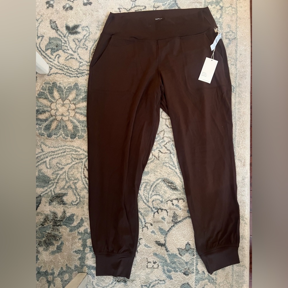 NWT New Haven brown joggers size large